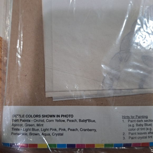 NOS 1991 DIZZLE Pre-Shaded Victorian Fans 14" X 17" Sheet Hot Iron On #52092 - Picture 7 of 10